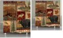 Laural Home Lodge Collage Shower Curtain